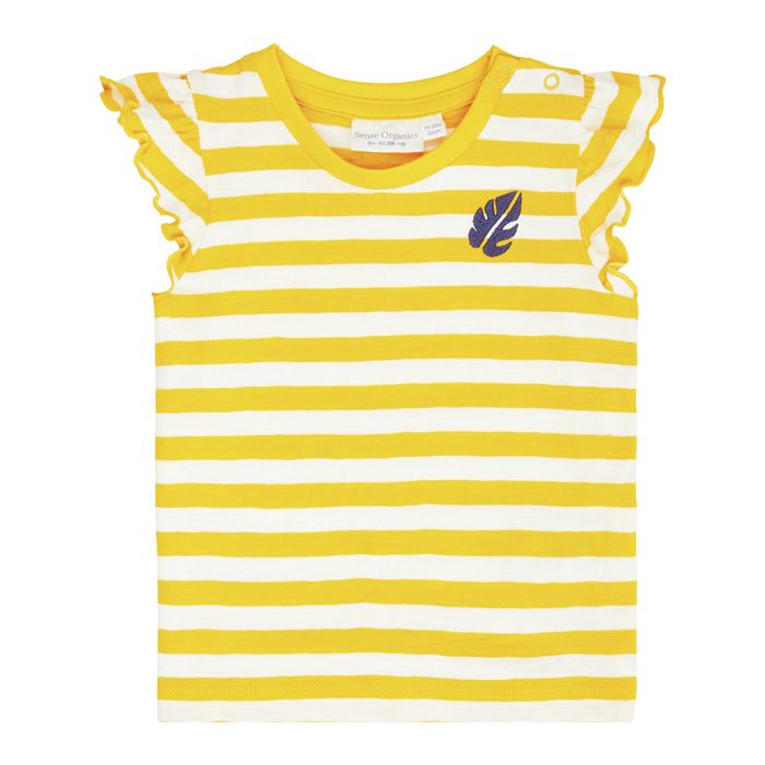 Sense Organics T-Shirt mit Flügelärmeln Nana in gelb