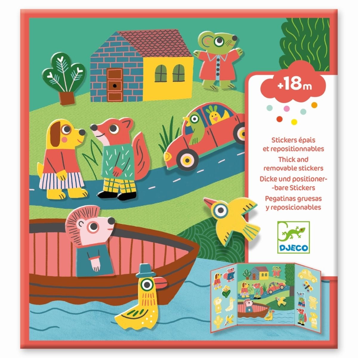 Djeco Sticker: Tiere