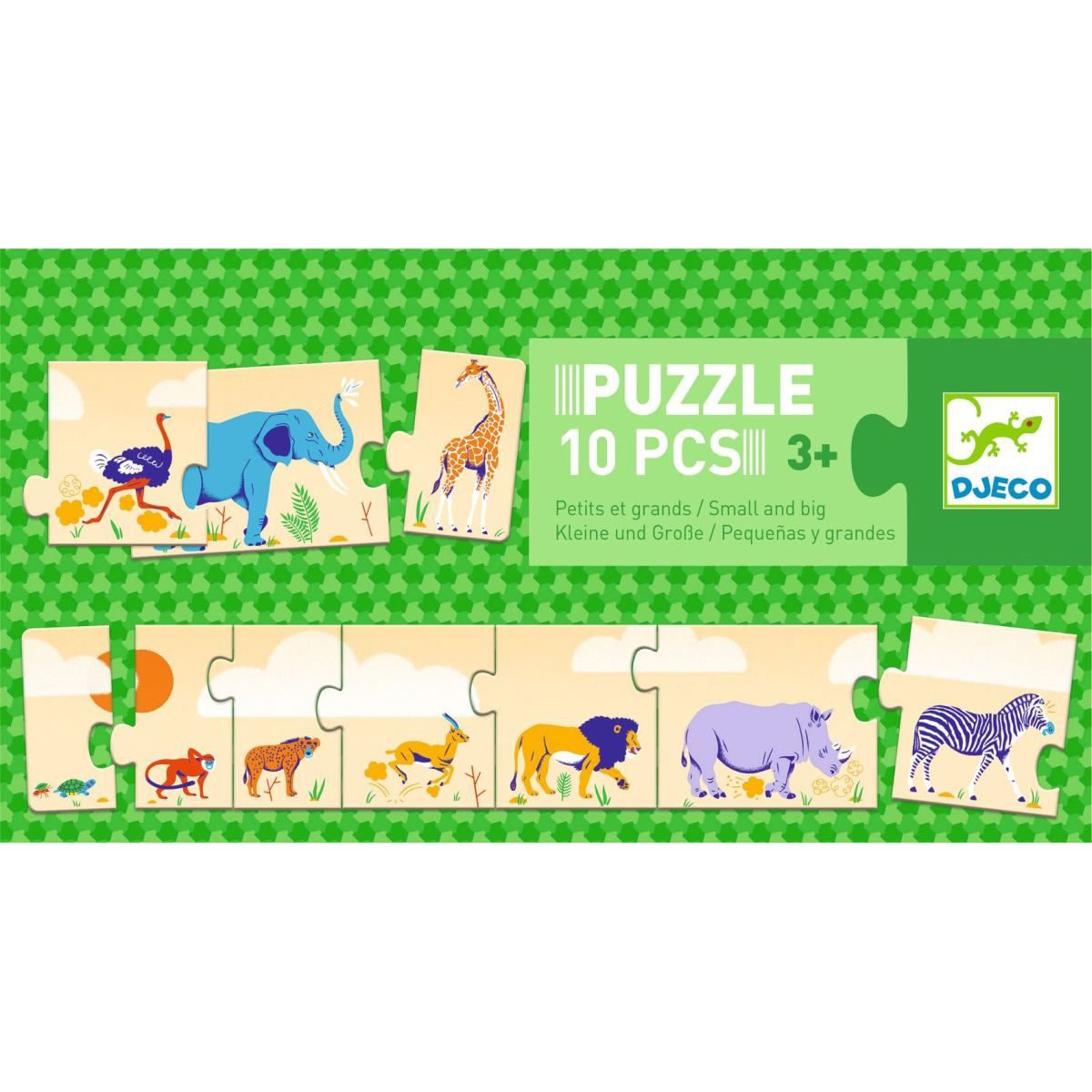 Djeco Lern-Puzzle Klein & Groß