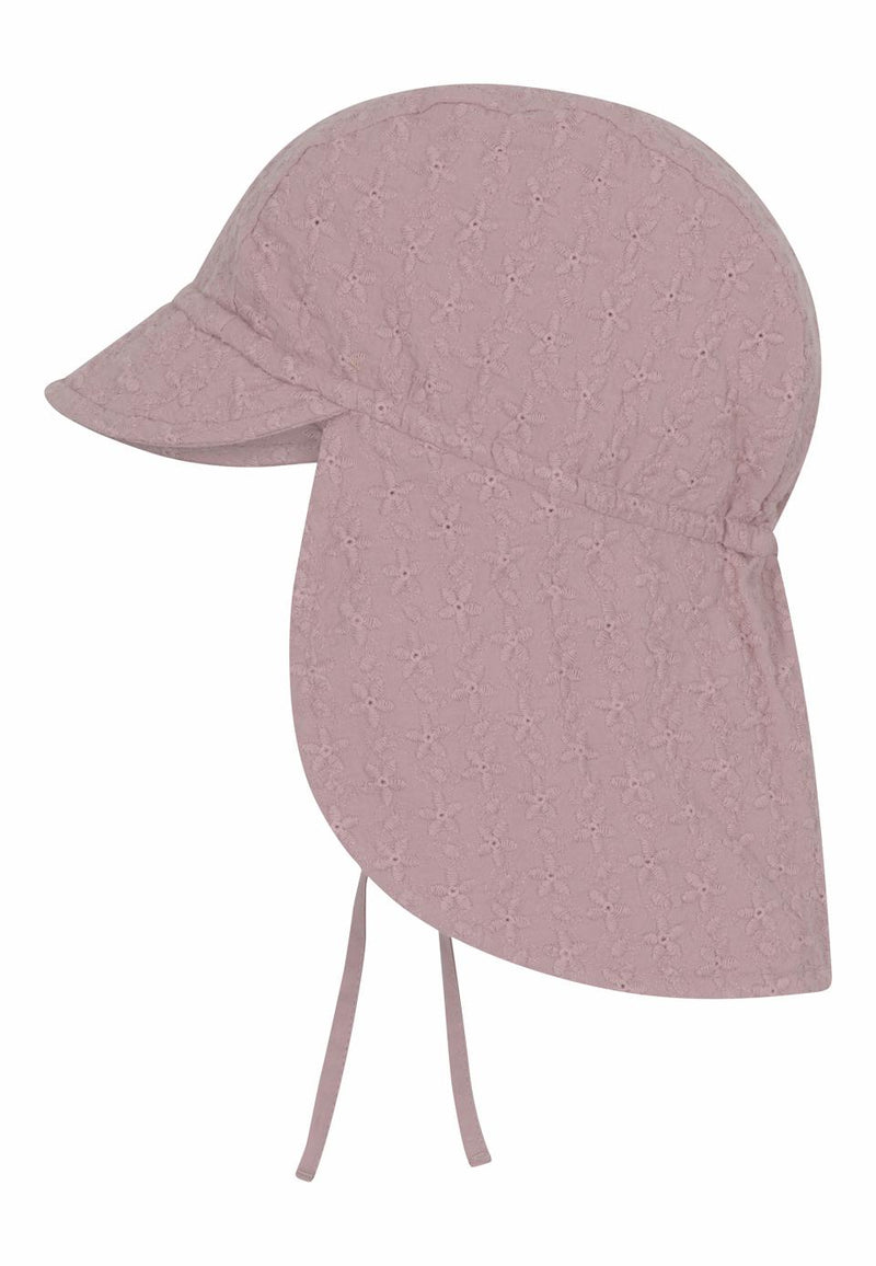 mp denmark Sommerhut mit Nackenkrempe und UV-Schutz grau-rosa