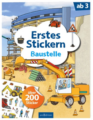 arsEdition Erstes Stickern Baustelle