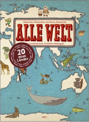 Moritz Verlag Landkartenbuch Alle Welt Neuausgabe