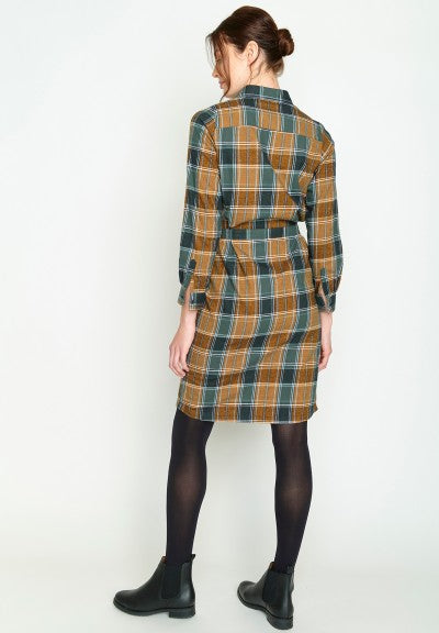 Greenbomb Hemdkleid Jazz Forest Check