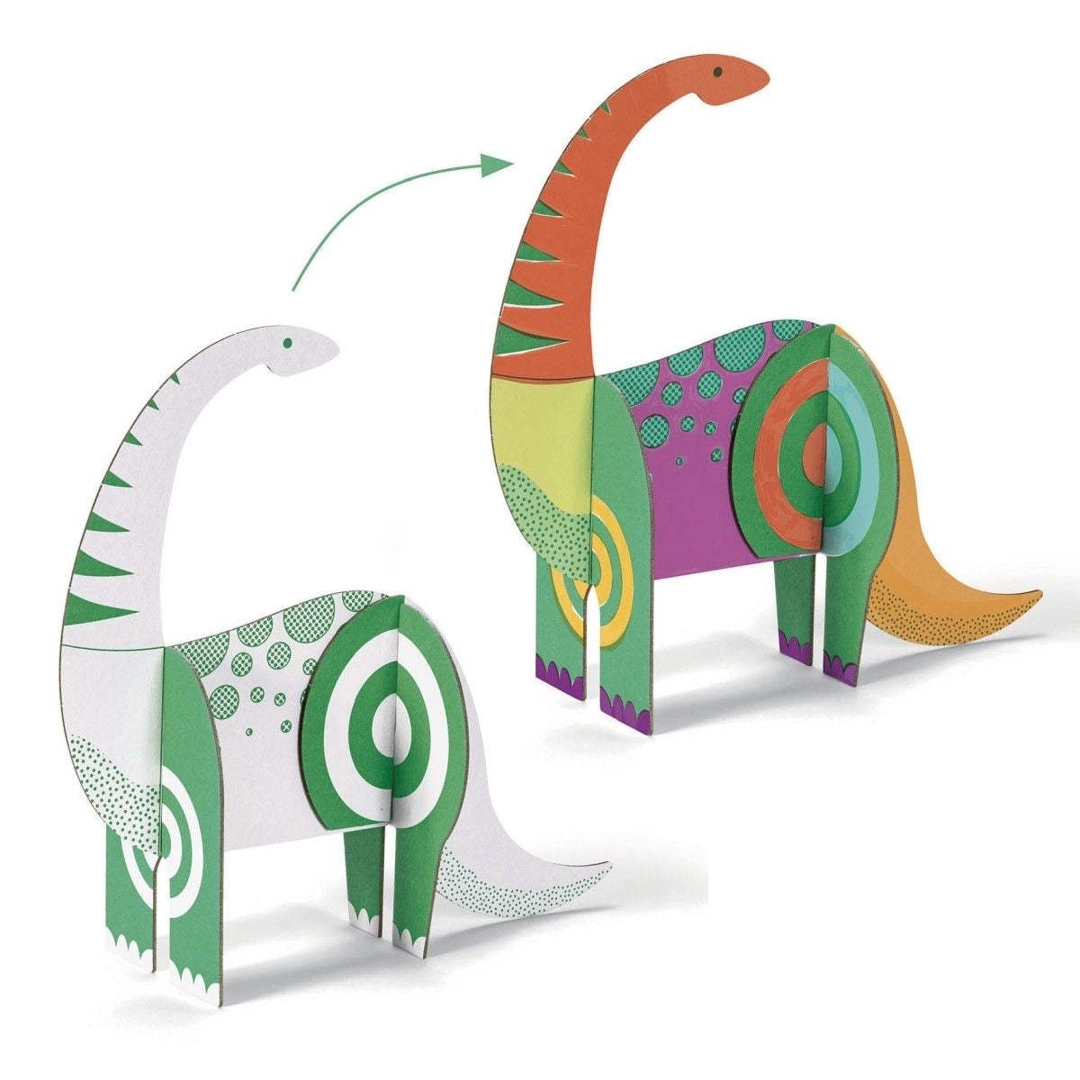 Djeco Malen und Stecken Dinosaurier