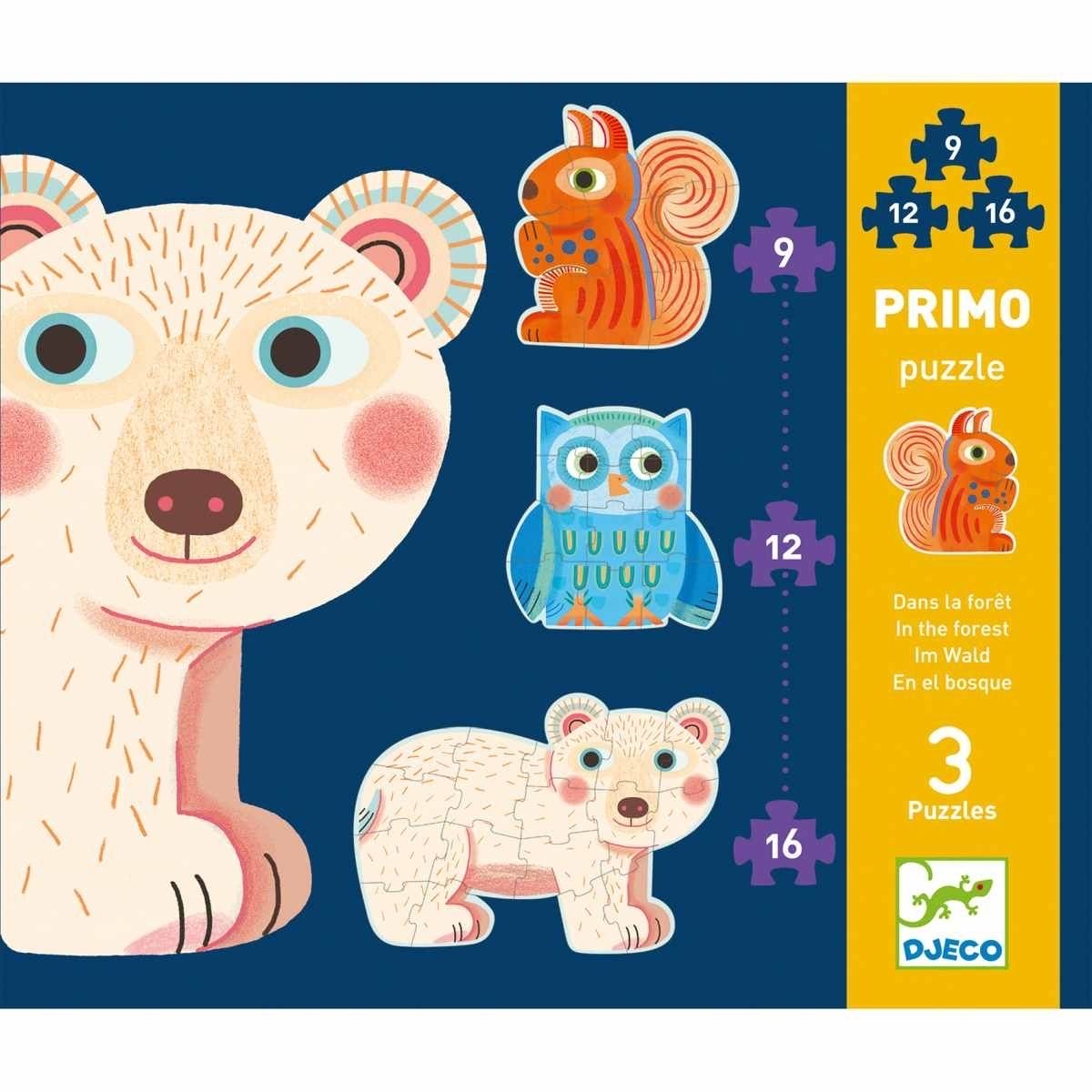 Djeco Primo Puzzle Im Wald