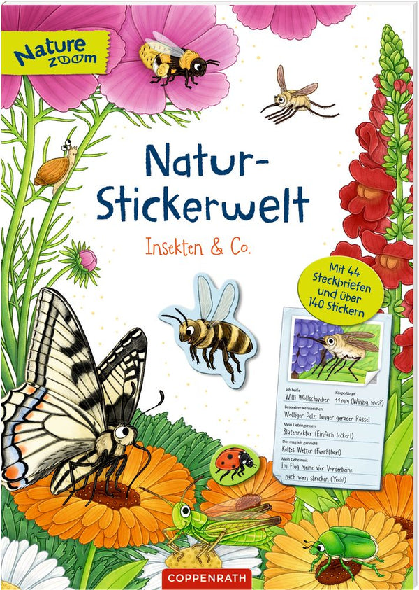 Coppenrath Nature Zoom Natur-Stickerwelt Insekten
