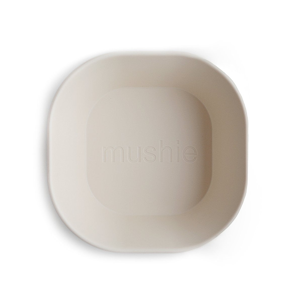 Mushie Geschirrschale quadratisch ivory