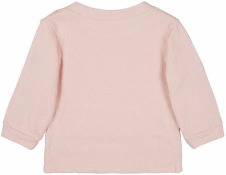loud + proud Sweat Strukturmuster Rosé