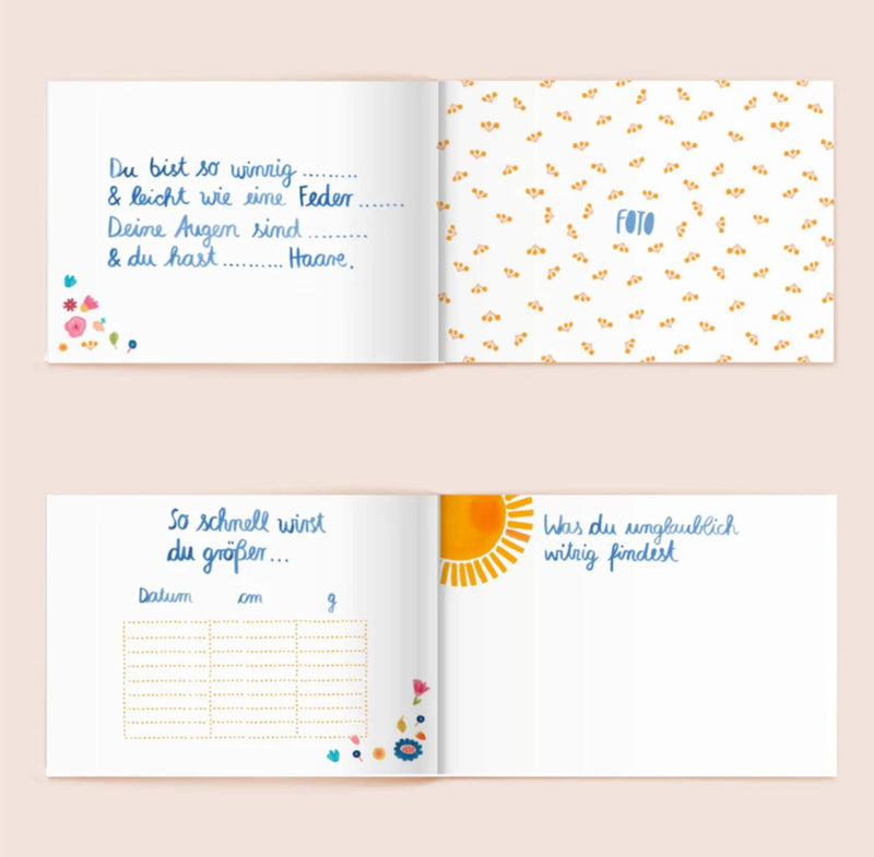 Frau Ottlilie „Hello Baby“ Babytagebuch Maus