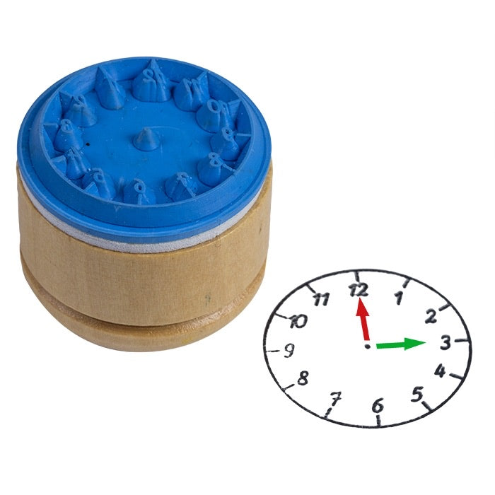 Die Spiegelburg Stempel „Lerne die Uhr“