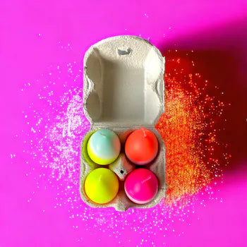 Pinkstories Dip Dye Eggs * Foursome