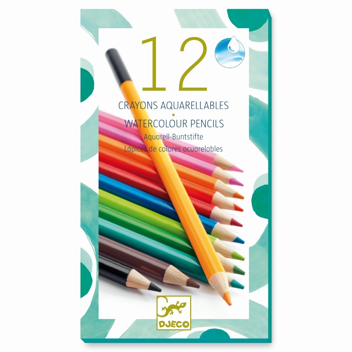 Djeco 12 Aquarellstifte