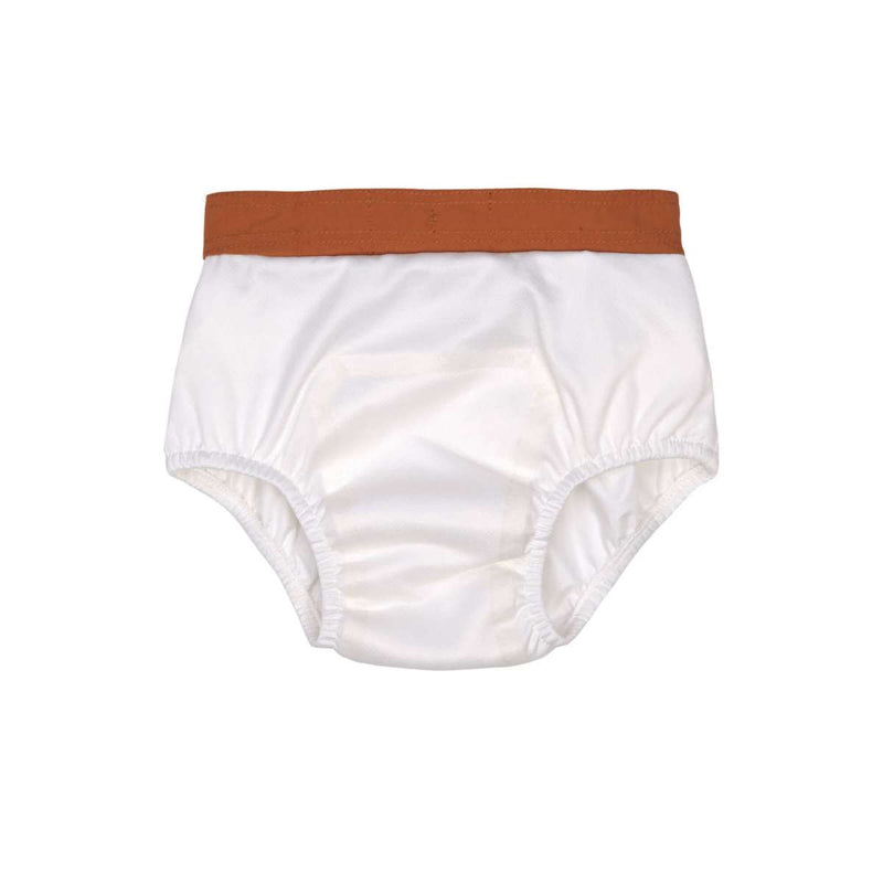 Lässig Badeshorts mit UV-Schutz und integrierter Schwimmwindel in blau