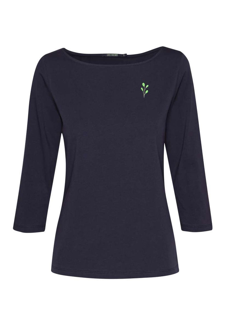Greenbomb 3/4 T-Shirt Olive Pflanze