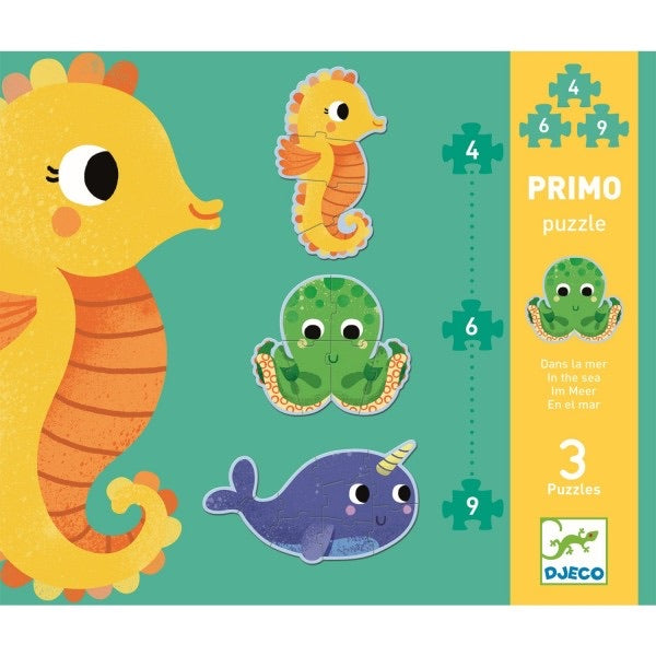 Djeco Primo Puzzle - Im Meer