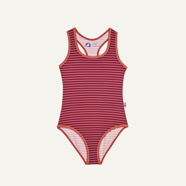 Finkid Badeanzug Niemi in rose/beet red
