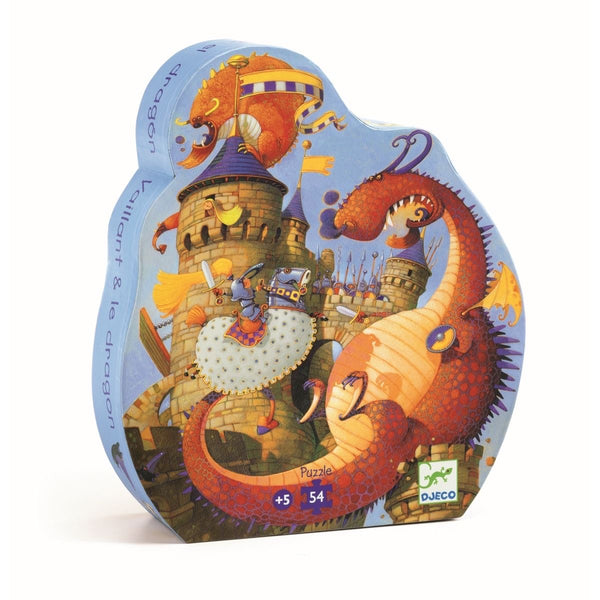 Djeco Puzzle Vaillant &der Drache