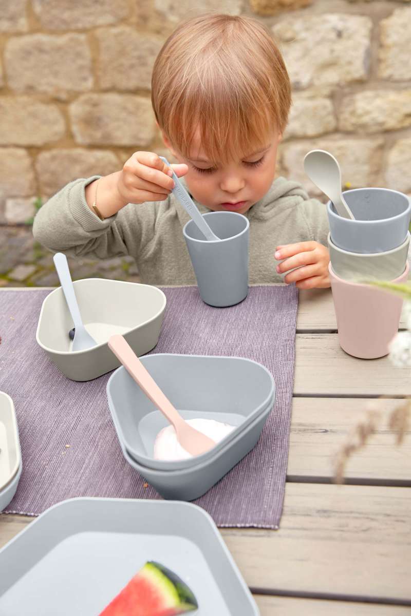 Lässig Kinderschale Geo in blau
