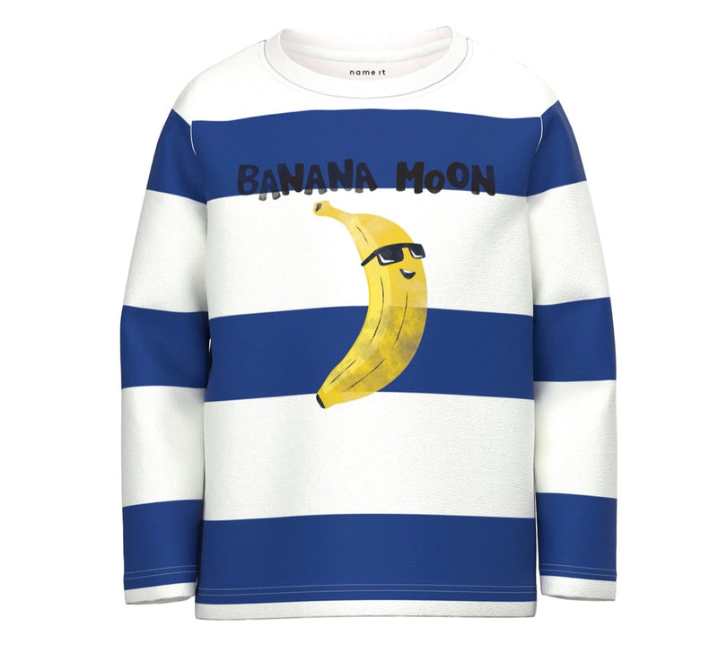 name it Longsleeve mit Bananen-Print