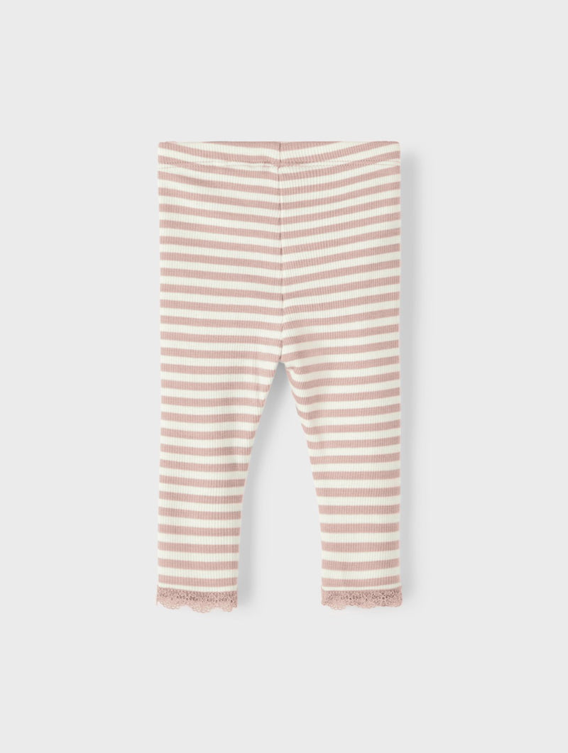 Name it Leggings geringelt rose smoke (nbfbalja)
