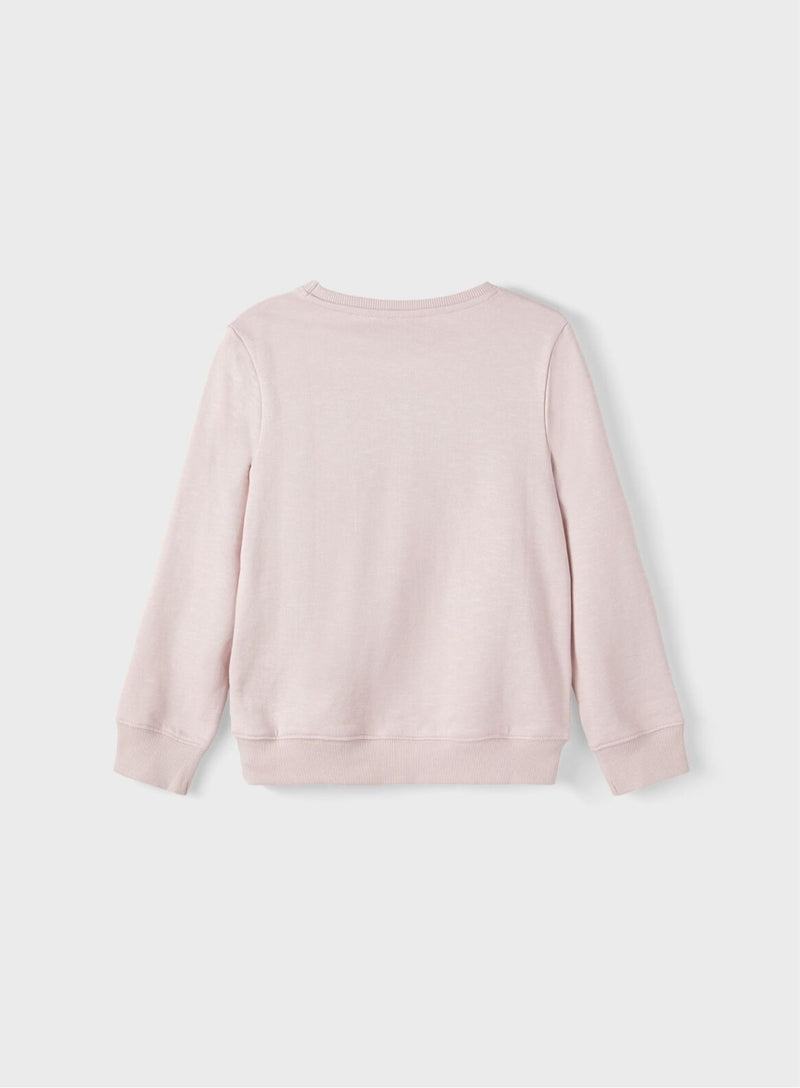 name it Sweatshirt rosa (nkfklea)