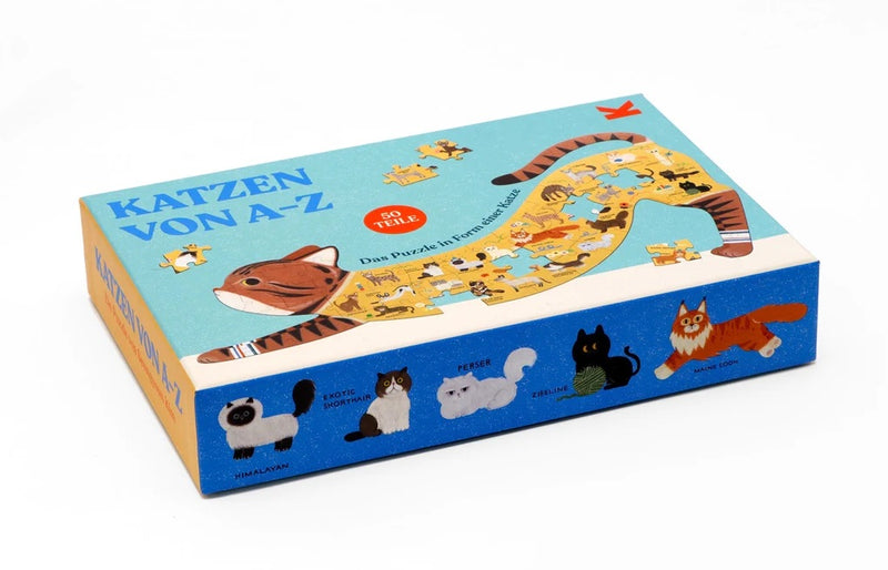 Laurence King Verlag Puzzle Katzen von A-Z