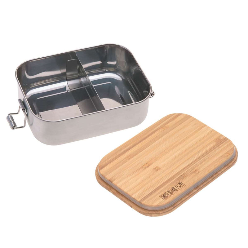 Lässig Kinder Brotdose Edelstahl - Lunchbox, Garden Explorer
