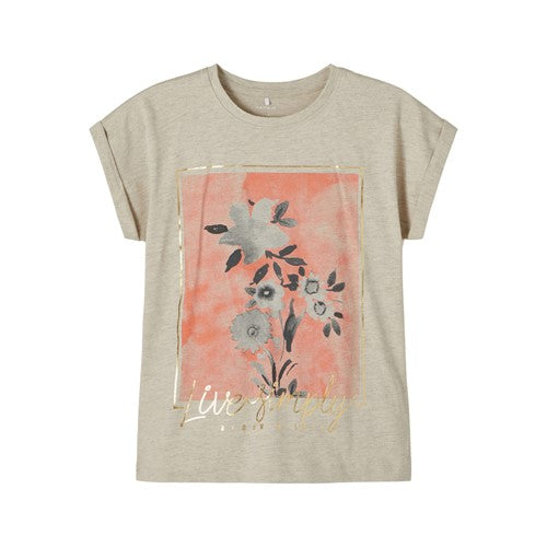 name it T-Shirt mit Blumenprint